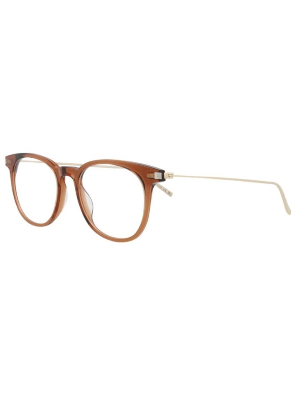 New Saint Laurent Women's Eyeglasses Round Oval Recycled Acetate Frame Mens Gold